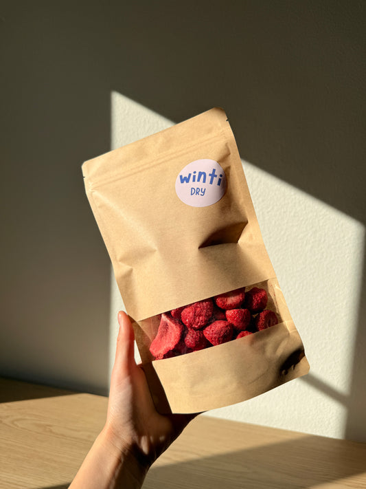 Schweizer Erdbeeren gefriergetrocknet