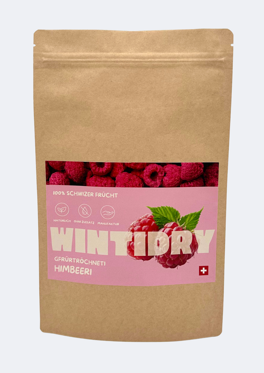 Schweizer Himbeeren gefriergetrocknet