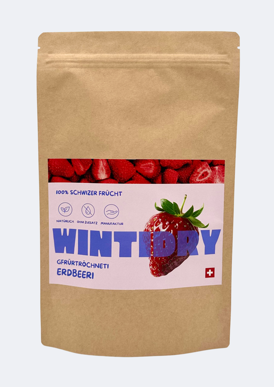 Schweizer Erdbeeren gefriergetrocknet