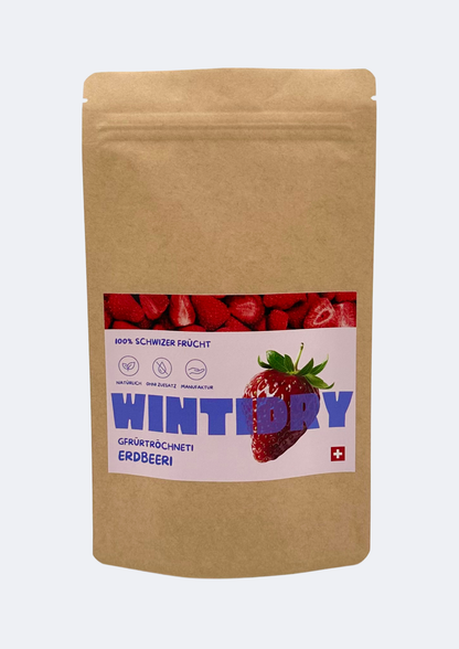 Schweizer Erdbeeren gefriergetrocknet