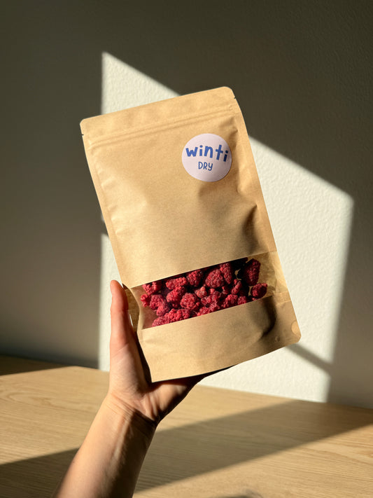 Schweizer Himbeeren gefriergetrocknet